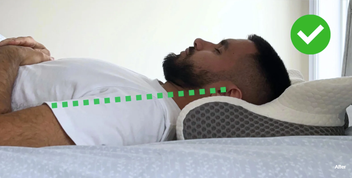Orthopedic pillow for pain-free sleep with ergonomic neck and spine support.