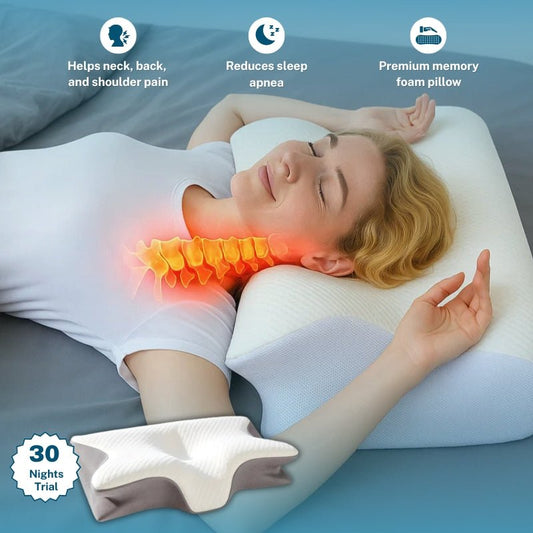 Premium Contour Relief Pillow - Comfy Foot Wear Hub