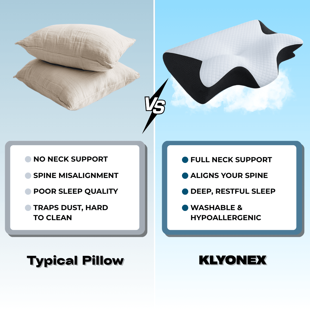 Premium Contour Relief Pillow - Comfy Foot Wear Hub