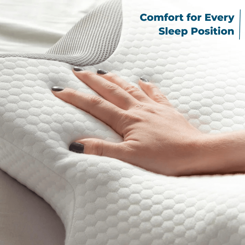 Premium Contour Relief Pillow - Comfy Foot Wear Hub
