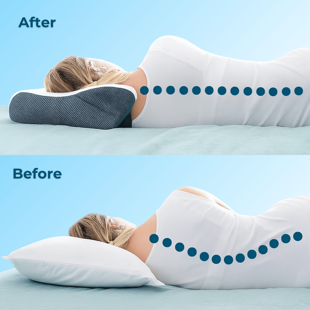 Premium Contour Relief Pillow - Comfy Foot Wear Hub
