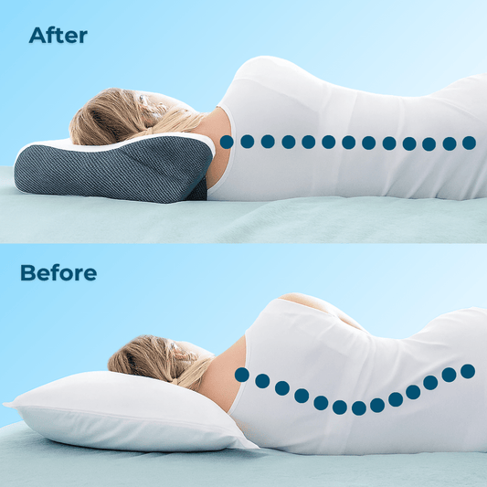 Premium Contour Relief Pillow - Comfy Foot Wear Hub